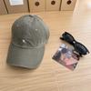 Alta calidad Corea del Sur Simple Retro Letra R Etiqueta Pequeña Bordado Top Suave Protector Solar Protector Solar Gorra de Béisbol Gorra Pareja