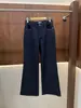 Jeans para Mujer BORBOTIE 2026 Primavera/Otoño Nuevos BC Home de Cintura Alta Lavado Vintage Ligeramente Acampanados Pantalones Casuales