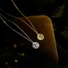 Collar de Plata de Ley S925 con Colgante de Fortuna, Sencillo y Versátil, Nuevo Modelo 2026, Regalo para Mamá, Regalo de Cumpleaños para el Día de la Madre, Lujo Ligero