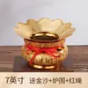 Queimador de incenso cerâmico cor de areia e ouro para adoração doméstica, deus da riqueza Guanyin, para queimador de incenso, grande, queimador de incenso do sutra do coração, atacado de fábrica