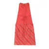 Vestido de Verano para Mujer 2026 Estilo Europeo y Americano con Cuello Halter, Plisado y Rayas 6379