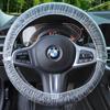Cubierta desechable para volante de coche reparación de automóviles anti-suciedad cubierta desechable para manija reparación y mantenimiento cubierta protectora de plástico para volante