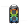 Nueva Mochila Altavoz Bluetooth 60W Portátil para Exteriores Subwoofer para Coche Audio Bluetooth para Baile Cuadrado con Soporte
