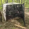 Valla de Camuflaje de Tres Lados para Exteriores Transfronteriza para Caza y Observación de Aves en la Naturaleza, Tienda de Recinto de Camuflaje