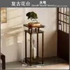 Nuevo Modelo Soporte para Flores y Estante de Almacenamiento, Soporte Interior Multicapa Estilo Chino, Estante de Exhibición para Sala de Estar de Pie Estilo Antiguo, Soporte para Orquídeas Colgante