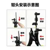 Alicates Multifuncionales para Anillos de Retención de Resorte Herramienta de Desmontaje, Alicates para Anillos de Retención Internos y Externos, Juego de Alicates Combinados de Doble Propósito Cuatro en Uno