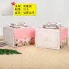 Caixas de bolo de aniversário para atacado, designs personalizados da moda, detalhes em folha de ouro estilo europeu, caixas com janela transparente e caixas de embalagem para panificação/sobremesas