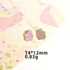 Pendente de Liga de Menina Desenho Animado Pingando Óleo Acessórios para Joias DIY Pulseira Colar Brinco Material de Pingente Atacado 14m
