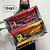 Juguetes para niños vehículos de ingeniería de transporte con sonido y luz música camión de bomberos excavadora inercial traje regalos de agencia