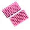 Molde de Silicona Hapi Mini Corazón para Chocolate, Fudge, Cera con Textura de Pintura de Fuego