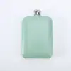 Frasco de Bolso Portátil 6oz de Venda Quente Aço Inoxidável 304 Pequena Garrafa de Vinho Frasco Quadrado Espessado