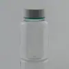 Botella Transparente de Boca Ancha de 150 ml PET Tableta Cápsula Alimento Saludable Caramelo Comprimidos Prensados 37 Dientes Polvo Sólido Botellas de Plástico