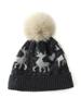 Nuevo gorro de punto de cachemira para mujer, otoño e invierno 2024