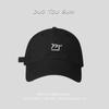 Gorra de Béisbol M Square Cuatro Estaciones para Mujer, Sombrero Versátil Bordado con Letras Estilo Coreano, Gorra de Pico Suave con Visera Solar para Pareja