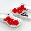 Ventas Directas de Fábrica Transfronterizo Nuevo Más Vendido Flor de Árbol de Té Árbol de Té Mismo Estilo Centro Comercial de Alta Gama Accesorios para Zapatos de Agujero DIY Joyería
