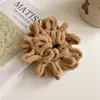 Elástico de Cabelo de Pelúcia Laço Grande Laço de Cabelo Outono e Inverno Novo ins Corda de Cabelo Doce Feminina Simples Versátil Adorno de Cabeça Feminino Corda de Cabelo