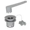 Válvula de Aire de 8 Agujeros Llave de 8 Dientes Gris Negro Accesorios para Tabla de Paddle Kit de Reparación Herramientas Bote Inflable Bote Auxiliar
