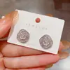 Pendientes Cuadrados de Circonita Geométrica de Moda Simples y Versátiles, Pendientes Elegantes para Celebridades de Internet y Viajeros, Accesorios para Orejas Versátiles Únicos