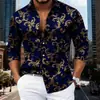 Camisa de manga larga para hombre de primavera y otoño, nueva camisa de manga larga suelta elástica en cuatro direcciones para hombre