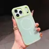 Funda de teléfono magnética de anillo delgado de gel de dos tonos adecuada para Apple 17PROMAX, moderna 16 dopamina 11/13/14