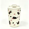 Caneca de café personalizada nova de 12 oz, transfronteiriça de aço inoxidável 304, copo térmico de gelo portátil para uso externo em carro