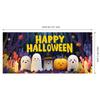 2026 Banner de Puerta de Garaje de Halloween que Brilla en la Oscuridad Thriller de Terror Noche Maligna Sangre Fantasma Fiesta Decoración Tela de Fondo