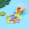 Color caramelo mini flor infantil clip de agarre pequeño pasador de color pinza tamaño pequeño clip para flequillo de princesa accesorios para el cabello