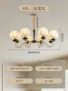 Luz Principal de Tela Hecha a Mano Estilo Nanyang Retro para la Sala de Estar, Lámpara de Techo Vintage para el Comedor, Lámpara de Dormitorio de Espectro Completo para Protección Ocular