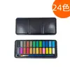 Set de Pinturas de Acuarela Sólida al por Mayor en Caja de Lata, Materiales de Arte Portátiles para Pinturas Infantiles Pintadas a Mano, Pastillas de Polvo de Pintura
