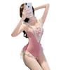 Ropa Interior Sexy de Conejito Caliente para Mujer Espalda Descubierta Tentación Dulce Moño Chica Conejito Traje 8282