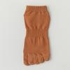 Calcetines para Hombre de Primavera y Otoño Calcetines de Cinco Dedos Algodón Puro Transpirables Antibacterianos Desodorantes Calcetines de Algodón Color Sólido Sin Costuras Versátiles Calcetines de Dedos para Negocios
