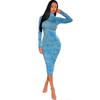 Vestido Transfronteiriço Europeu e Americano 2025 Novo Estilo Manga Curta Sexy Ajustado ao Corpo Amazon Aliexpress K9598 Item Quente