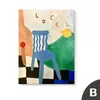 Pintura Decorativa Abstrata em Tela Sprayada para Sala de Estar, Arte de Parede para Fundo de Sofá, Entrada de Quarto, Sem Moldura, Moderno Minimalista