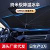 Venta al por mayor de fábrica en nombre de la cuerda de remolque para coche nuevo parasol protector delantero aislamiento térmico parasol paraguas para coche parasol