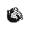 Gato Negro de Dibujos Animados Animal Lindo Broche Elegante Versátil Calabozo Dados Periférico Insignia de Metal Accesorios