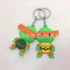 Película y Televisión Clásica Tortugas Ninja Mutantes Adolescentes Colgante de Silicona Periférico Llavero de Dibujos Animados Lindo de Tortugas Ninja