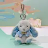 Conejo Wendi Original Estilo Chino Nuevo Colgante de Peluche Sentado de 4 pulgadas Llavero para Bolso de Nicho Boutique Venta Caliente
