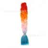 Fibra química de tres colores, cuatro colores, cinco colores, degradado, seda de alta temperatura, trenza grande, trenza jumbo, trenza burbuja, material para trenzas de cabello