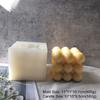 Molde de silicone para vela de bola mágica geométrica transfronteiriça superfície de broca bola redonda polígono cubo mágico molde de vela de aromaterapia atacado