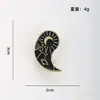 Nuevo broche de metal lindo de dibujos animados de comercio exterior, pin de insignia de aleación personalizado de moda ins japonesa para mujer
