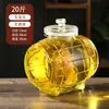 Jarra de Vino con Grifo, Botella de Vino Especial, Botella de Vidrio para Vino, Recipiente Sellado para el Hogar, Jarra de Vino Medicinal de Ginseng, Jarra de Vino, Licor