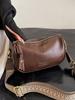 Transfronterizo 2024 Nuevo Estilo Bolso para Mujer Bolso de Hombro de Correa Ancha Cruzado Casual Retro Estilo Occidental Estilo de Hong Kong Bolso Pequeño Cuadrado de Axila