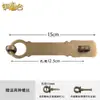 Pestillo de Perno de Puerta Engrosado de Cobre Puro Hebilla de Cerradura Antigua China Hebilla de Cadena Retro de Cobre Puro Hebilla de Puerta Cerradura de Puerta Puerta de Armario de Puerta