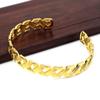 Pulsera de Cobre 2-7008 para Mujer, Pulsera Ajustable en Forma de C, Accesorios de Joyería para Pulsera de Mujer, Adorno para el Cabello de Jade Estilo Antiguo