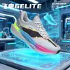 Zapatillas Deportivas Feidian 6U Malla Estudiante Suela Blanda Zapatillas de Correr para Niños Zapatos para Niños Primavera Nuevas Antideslizantes Placa de Carbono Zapatillas de Correr