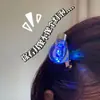 Grampo de cabelo de lâmpada personalidade feminina criativo adereços para fotos clipe bico de pato franja lateral clipe para cabelo desfiado adorno de cabeça