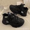 Zapatos de papá de malla transpirable de otoño para mujer Ins Versátil 2025 Otoño Nuevo Estudiante Casual Deportes Zapatillas para correr Tendencia