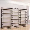 Estantería, estante de almacenamiento multicapa, unidad de almacenamiento combinada de pie para sala de estar/oficina, estante de exhibición de cosméticos, archivador