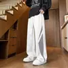 Pantalones casuales estilo japonés para hombre, otoño e invierno, corte holgado, pantalones de pierna ancha para adolescentes, versátiles, fluidos, pantalones largos de pierna recta, ropa para hombre