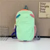 2026 Nueva Mochila Deportiva Ligera para Senderismo Bolsa Escolar para Estudiantes Estilo Coreano Bloques de Color Dopamina Mochila para Exteriores